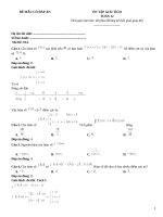 Đề giải tích toán 12 có đáp án (226)