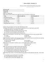 Đề kiểm tra định kỳ   môn địa lý   mã đề 137