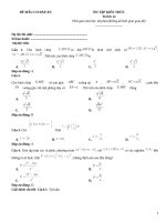 Đề thi mẫu toán 12 luyện thi có đáp án (733)