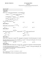 Đề giải tích toán 12 có đáp án (1263)