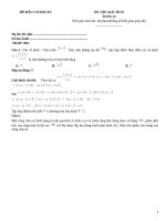 Đề giải tích toán 12 có đáp án (53)