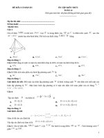 Đề ôn thi toán lớp 12 có đáp án (13)