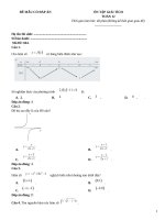 Đề giải tích toán 12 có đáp án (733)