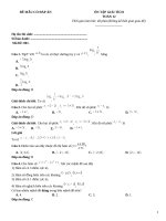 Đề ôn tập giải tích toán 12 (7)