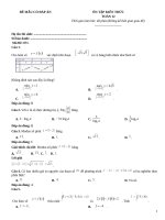 Đề thi mẫu toán 12 luyện thi có đáp án (917)