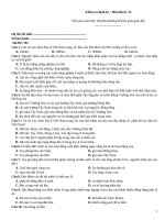 Đề kiểm tra định kỳ   môn địa lý   mã đề 191