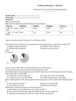 Đề đánh giá chất lượng 12 môn địa lý   mã đề 051