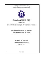 Báo Cáo Thực Tập Định Hướng Nghề Nghiệp 1_Thư Ký Toà Án Nhân Dân Tối Cao.docx