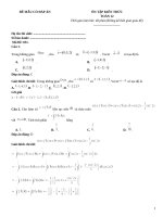 Đề thi mẫu toán 12 luyện thi có đáp án (6)