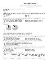 Đề kiểm tra định kỳ   môn địa lý   mã đề 011