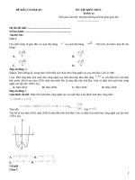 Đề ôn thi toán lớp 12 có đáp án (21)