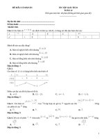Đề ôn tập giải tích toán 12 (110)