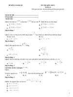 Đề ôn tập toán thi thpt có đáp án (20)