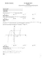 Đề ôn tập toán thi thpt có đáp án (203)