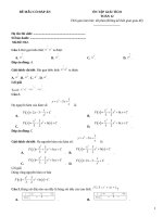 Đề toán 12 giải tích có đáp án (69)
