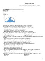 Kiểm tra 15 phút địa lý   đề 009