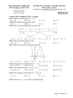 Đề Kiểm Tra Cuối Kì 1 Toán 12 Năm 2022 – 2023 Sở Gd&Đt Thừa Thiên Huế.pdf