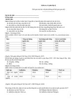 Kiểm tra 15 phút địa lý   đề 005