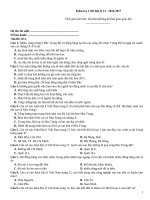 Kiểm tra 1 tiết địa lý (2016 2017)   đề 873