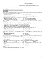 Kiểm tra 15 phút địa lý   đề 999