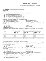 Kiểm tra 1 tiết địa lý (2015 2016)   đề 111