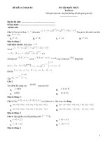 Đề toán thpt luyện thi có đáp án (391)
