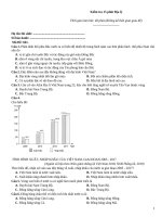 Kiểm tra 15 phút địa lý   đề 661