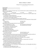 Kiểm tra 1 tiết địa lý (2016 2017)   đề 008