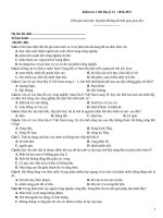 Kiểm tra 1 tiết địa lý (2016 2017)   đề 400