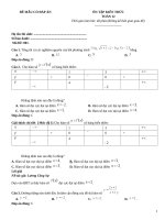 Đề toán thpt luyện thi có đáp án (7)