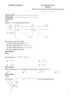 Đề thi thử toán 12 có đáp án (9)