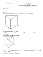 Đề ôn tập toán thi thpt có đáp án (656)