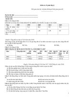 Kiểm tra 15 phút địa lý   đề 050