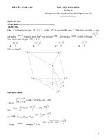 Đề luyện thi toán thpt có đáp án chi tiết (107)