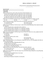 Kiểm tra 1 tiết địa lý (2016 2017)   đề 005