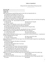 Kiểm tra 15 phút địa lý   đề 114