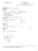 Đề ôn tập toán thi thpt có đáp án (105)