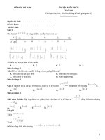 Đề toán thpt có đáp án (29)