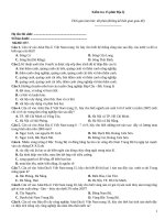 Kiểm tra 15 phút địa lý   đề 077