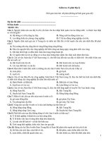 Kiểm tra 15 phút địa lý   đề 355