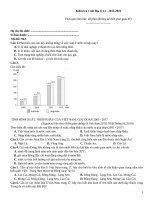 Kiểm tra 1 tiết địa lý (2015 2016)   đề 962