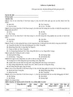 Kiểm tra 15 phút địa lý   đề 594