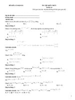 Đề toán thpt luyện thi có đáp án (204)