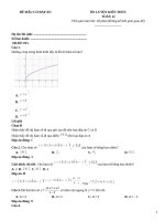 Đề toán thpt luyện thi có đáp án (103)