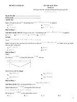 Đề thi thử toán 12 có đáp án (190)