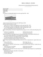 Kiểm tra 1 tiết địa lý (2015 2016)   đề 360