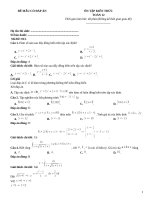 Đề toán thpt có đáp án (91)
