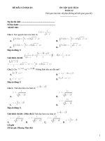 Đề toán 12 giải tích có đáp án (7)