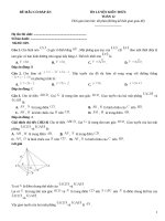 Đề toán thpt luyện thi có đáp án (201)