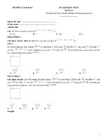 Đề toán thpt luyện thi có đáp án (11)